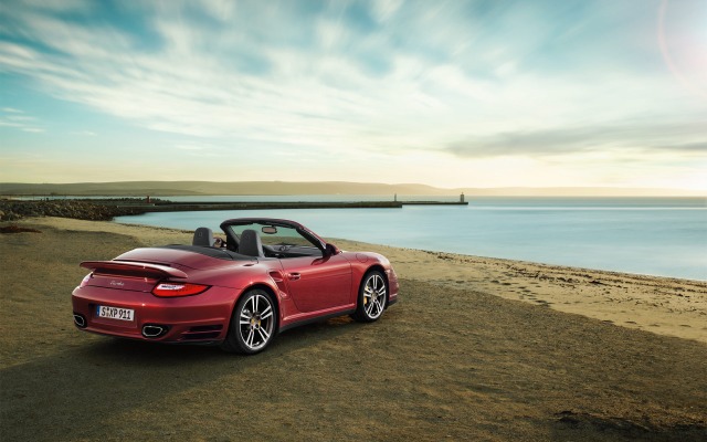 Porsche 911 Turbo Cabriolet 2012. Desktop wallpaper