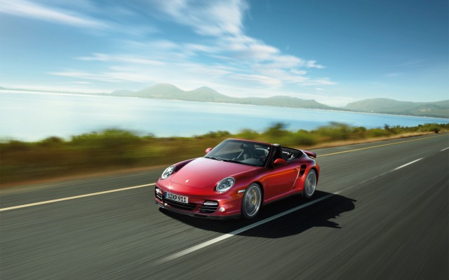 Porsche 911 Turbo Cabriolet 2012. Desktop wallpaper