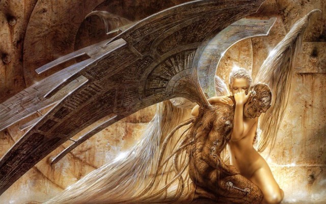 Luis Royo - III Millennium - Fallen Angel. Desktop wallpaper
