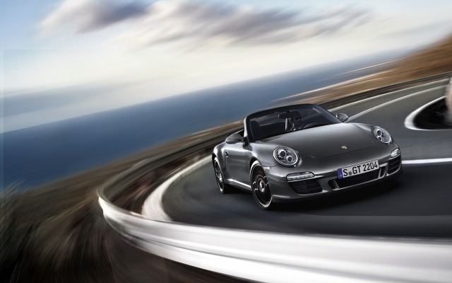 Porsche 911 Carrera 4 GTS Cabriolet 2012. Desktop wallpaper