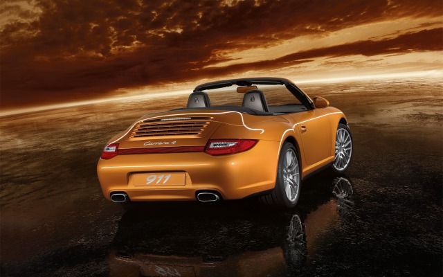 Porsche 911 Carrera 4 Cabriolet 2012. Desktop wallpaper