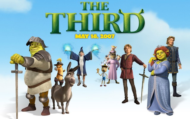 Shrek the Third. Desktop wallpaper