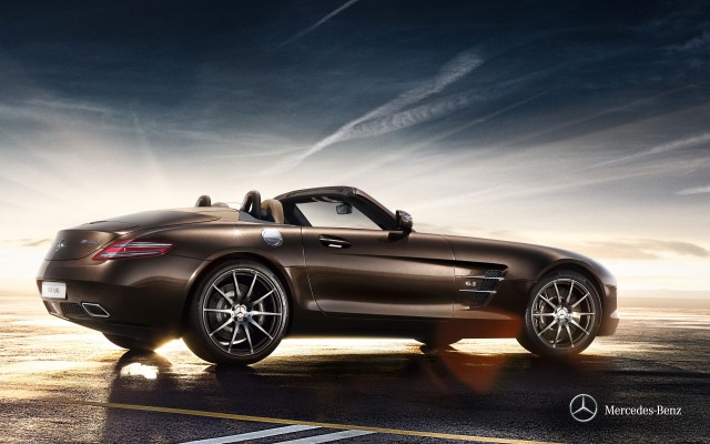 Mercedes-Benz SLS-Class AMG Roadster 2013. Desktop wallpaper