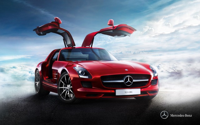 Mercedes-Benz SLS-Class AMG 2013. Desktop wallpaper