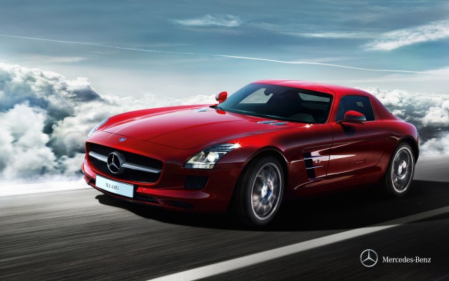 Mercedes-Benz SLS-Class AMG 2013. Desktop wallpaper