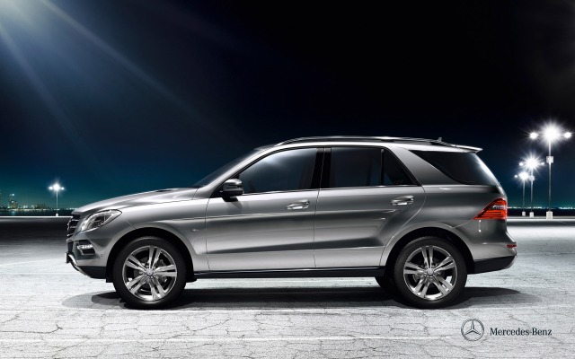 Mercedes-Benz M-Class 2013. Desktop wallpaper