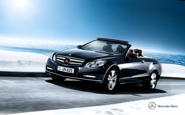 Mercedes-Benz E-Class Cabriolet 2013. Desktop wallpaper