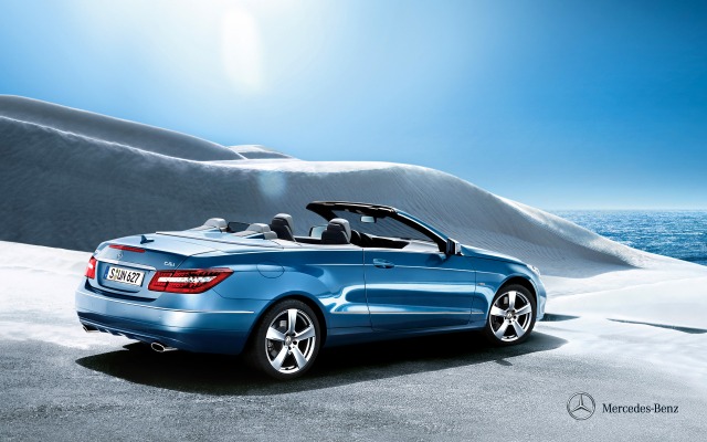 Mercedes-Benz E-Class Cabriolet 2013. Desktop wallpaper