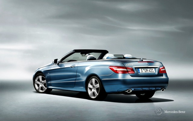 Mercedes-Benz E-Class Cabriolet 2013. Desktop wallpaper