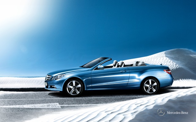 Mercedes-Benz E-Class Cabriolet 2013. Desktop wallpaper