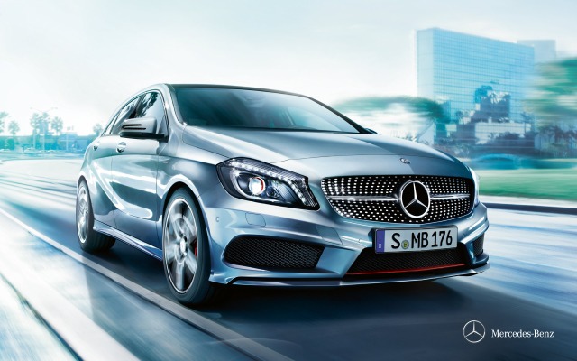 Mercedes-Benz A-Class 2013. Desktop wallpaper