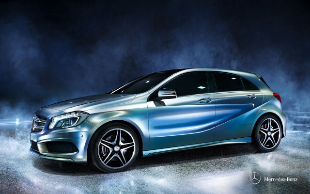 Mercedes-Benz A-Class 2013. Desktop wallpaper