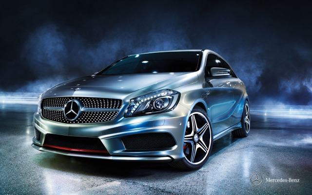 Mercedes-Benz A-Class 2013. Desktop wallpaper