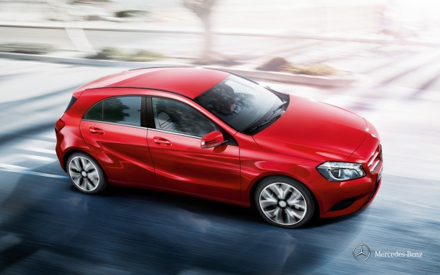 Mercedes-Benz A-Class 2013. Desktop wallpaper