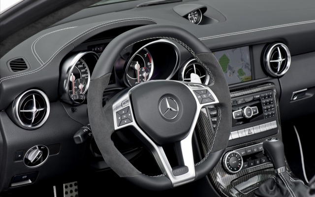 Mercedes-Benz SLK 55 AMG 2012. Desktop wallpaper