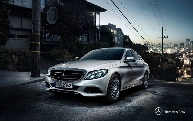 Mercedes-Benz C-Class 2015. Desktop wallpaper