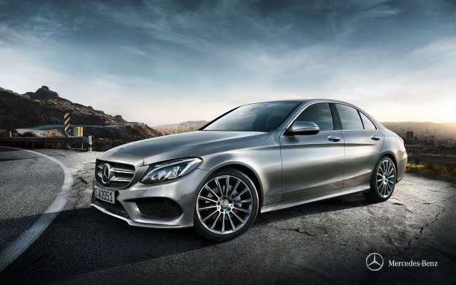 Mercedes-Benz C-Class 2015. Desktop wallpaper