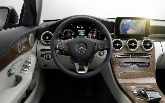 Mercedes-Benz C-Class 2015. Desktop wallpaper