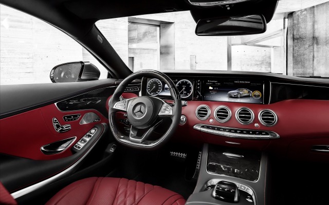 Mercedes-Benz S-Class Coupe 2015. Desktop wallpaper