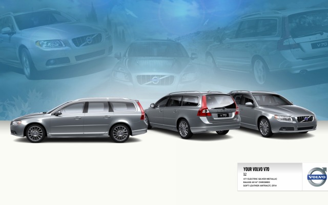 Volvo V70 2012. Desktop wallpaper