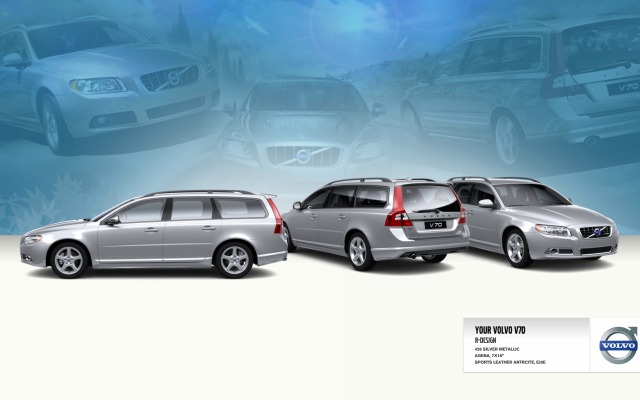 Volvo V70 2012. Desktop wallpaper