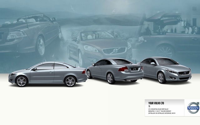 Volvo C70 2012. Desktop wallpaper