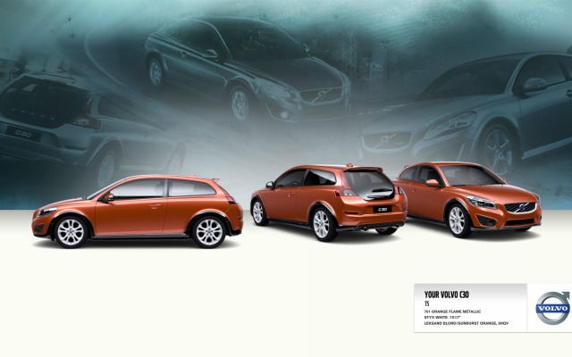 Volvo C30 2012. Desktop wallpaper