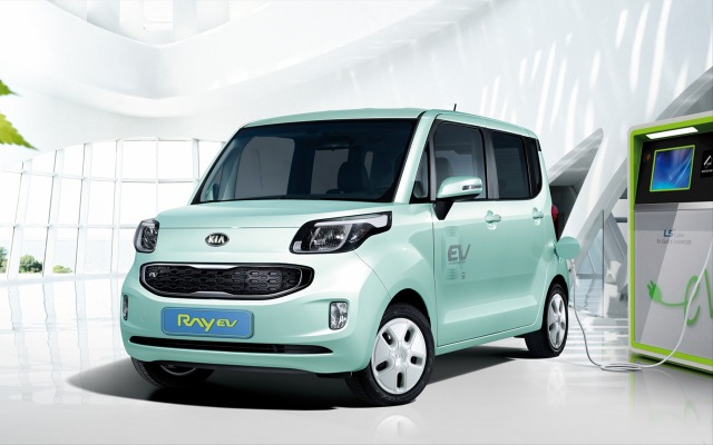 Kia Ray EV 2012. Desktop wallpaper