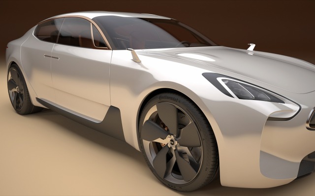 Kia GT Concept 2011. Desktop wallpaper