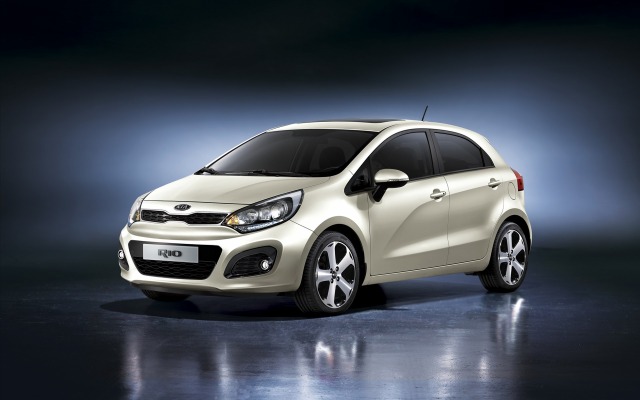 Kia Rio 2012. Desktop wallpaper