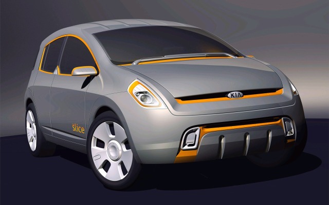 Kia KCD-1 Slice Concept 2003. Desktop wallpaper