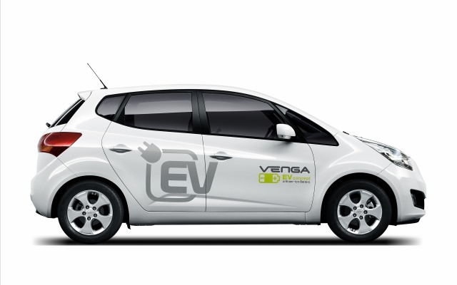 Kia Venga EV Concept 2010. Desktop wallpaper