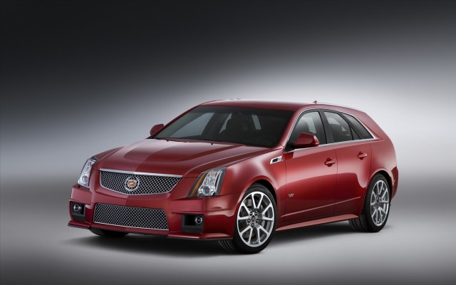 Cadillac CTS-V Wagon 2012. Desktop wallpaper