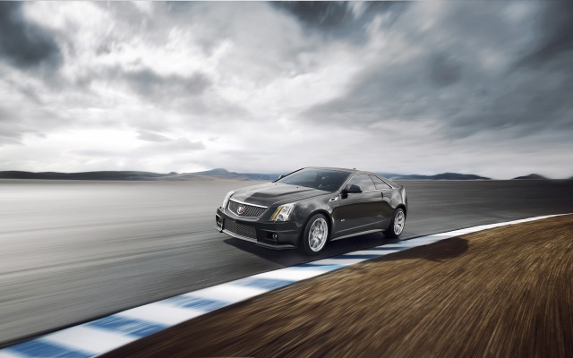 Cadillac CTS-V Coupe 2011. Desktop wallpaper