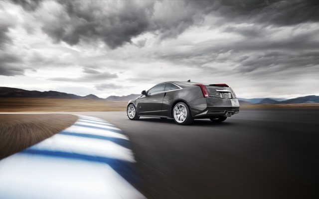 Cadillac CTS-V Coupe 2011. Desktop wallpaper