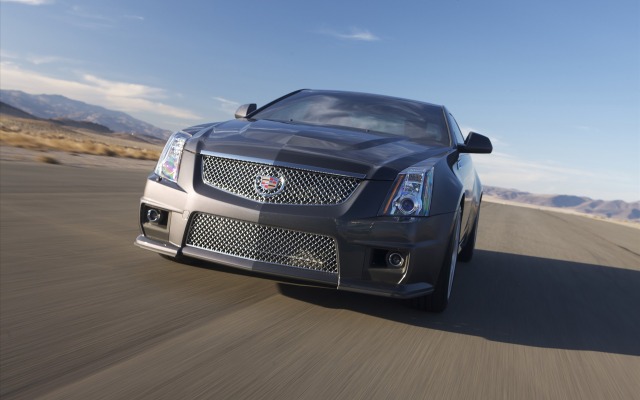 Cadillac CTS-V Coupe 2011. Desktop wallpaper