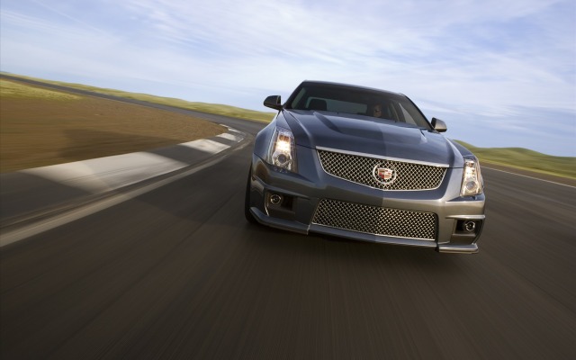 Cadillac CTS-V Supersaloon. Desktop wallpaper