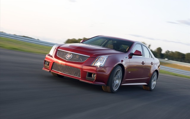 Cadillac CTS-V Supersaloon. Desktop wallpaper