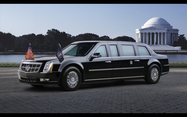 Cadillac Presidential Limousine 2009. Desktop wallpaper