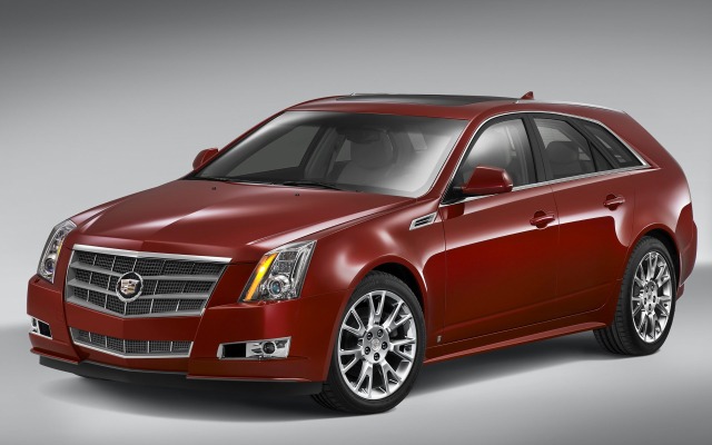 Cadillac CTS Sport Wagon 2010. Desktop wallpaper