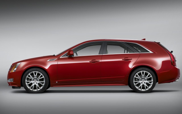 Cadillac CTS Sport Wagon 2010. Desktop wallpaper