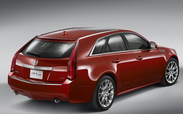 Cadillac CTS Sport Wagon 2010. Desktop wallpaper