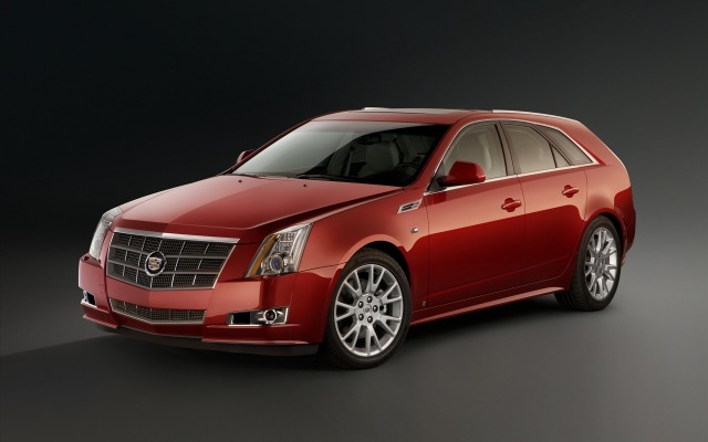 Cadillac CTS Sport Wagon 2010. Desktop wallpaper