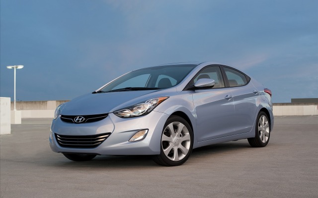 Hyundai Elantra 2011. Desktop wallpaper