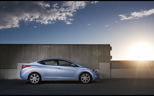 Hyundai Elantra 2011. Desktop wallpaper