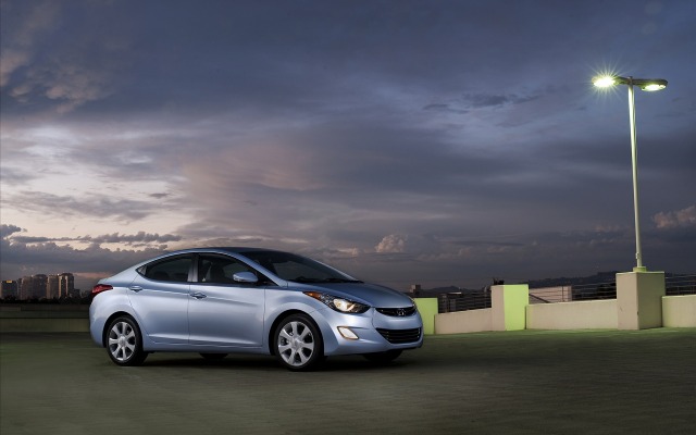 Hyundai Elantra 2011. Desktop wallpaper