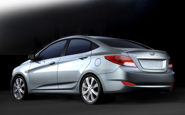 Hyundai Verna 2011. Desktop wallpaper