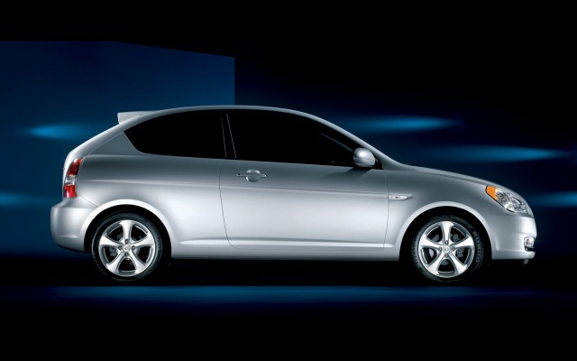 Hyundai Accent 2009. Desktop wallpaper