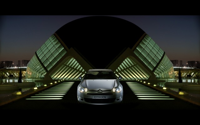 Citroën C5 2008. Desktop wallpaper