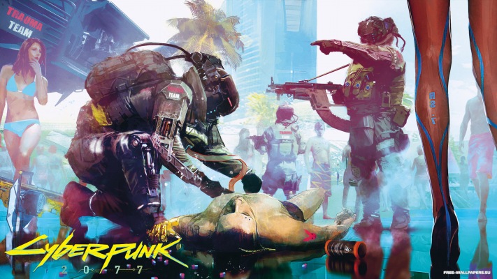 Cyberpunk 2077. Desktop wallpaper